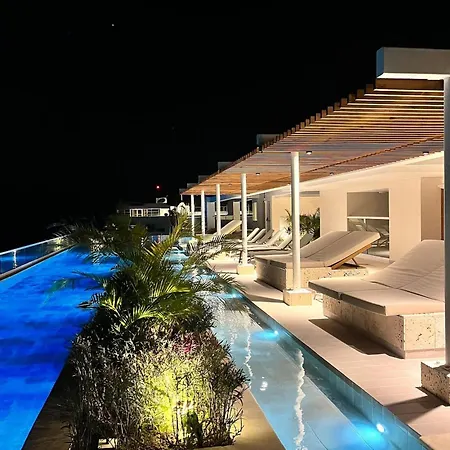Jacuzzi Priv Rooftop Piscina Bar Y Relax Dq1411 * Cartagena