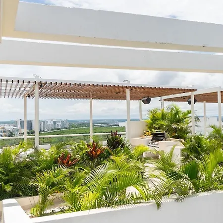 Jacuzzi Priv Rooftop Piscina Bar Y Relax Dq1411 Apartamento