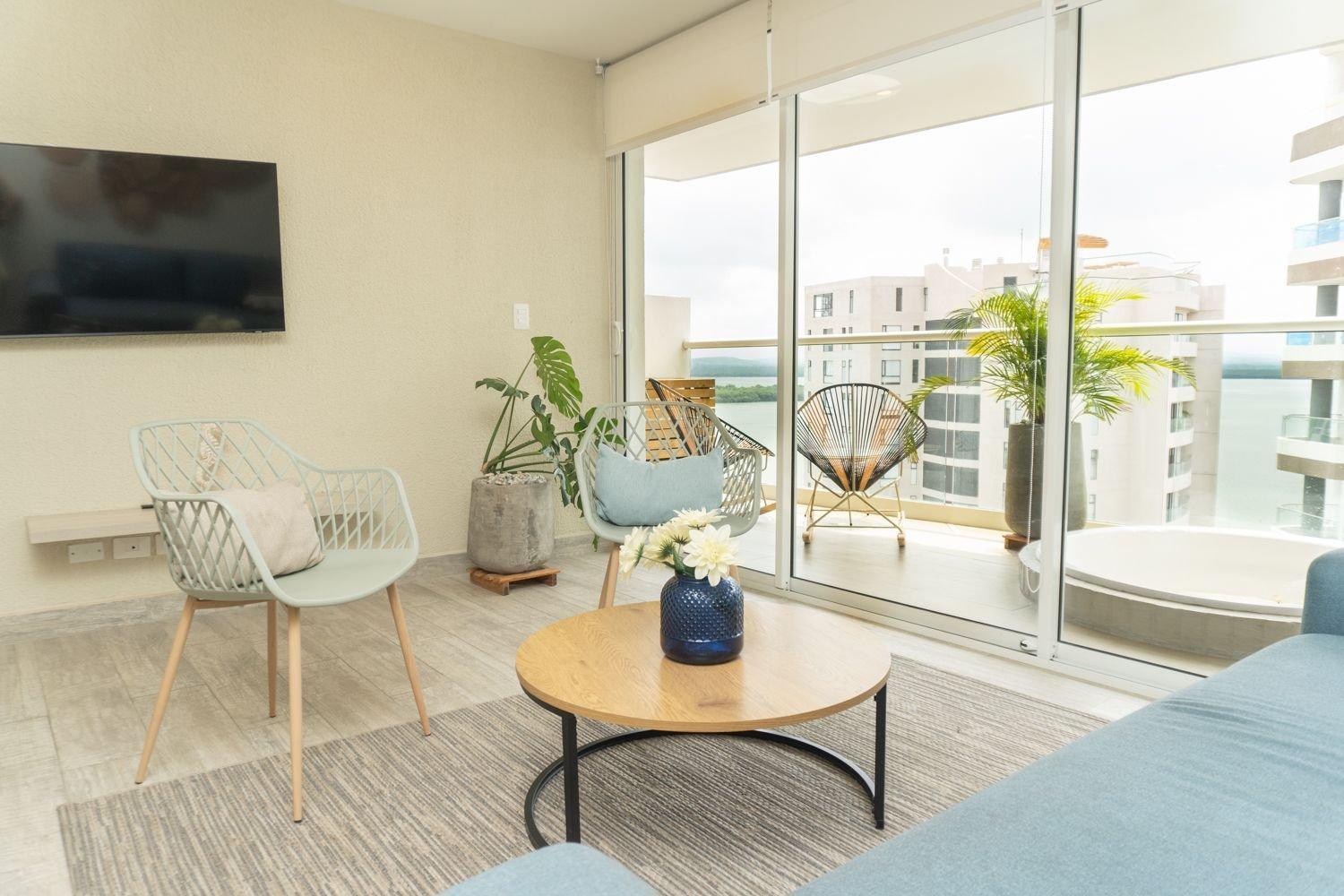 Dq1411 Nvo Increible Vista Relax Apartment Cartagena
