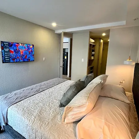 Jacuzzi Priv Rooftop Piscina Bar Y Relax Dq1411 Apartamento *