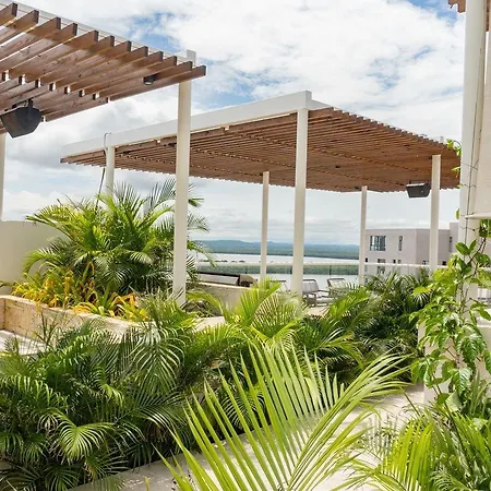 Jacuzzi Priv Rooftop Piscina Bar Y Relax Dq1411 Apartamento *